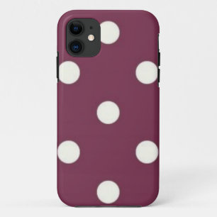 Polka dot pattern iPhone 11 case