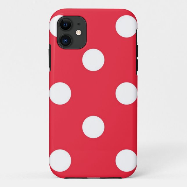 Polka dot pattern Case-Mate iPhone case (Back)