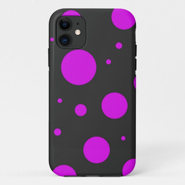 Polka dot pattern Case-Mate iPhone case (Back)