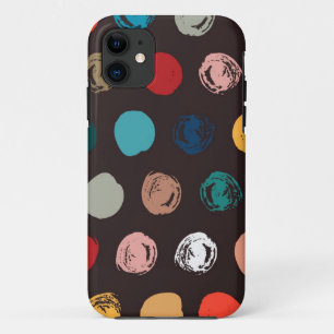 Polka dot pattern iPhone 11 case