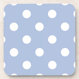 Polka dot pattern coaster