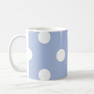 Polka dot pattern coffee mug