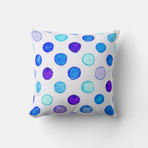 Polka dot pattern cushion