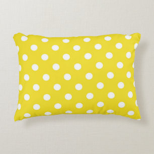 Polka dot pattern decorative cushion