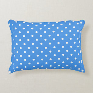 Polka dot pattern decorative cushion