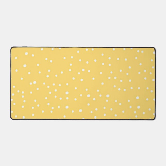 Polka dot pattern desk mat (Front)