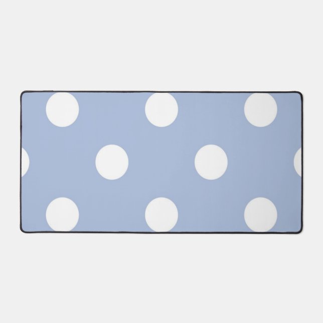 Polka dot pattern desk mat (Front)