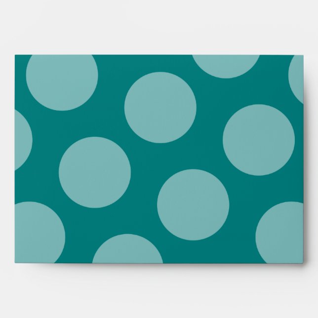 Polka Dot Pattern Envelope (Front)