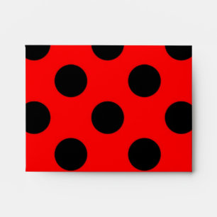 Polka dot pattern envelope