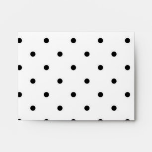 Polka dot pattern envelope