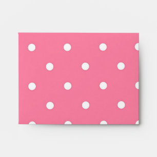 Polka dot pattern envelope