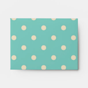 Polka dot pattern envelope