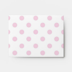 Polka dot pattern envelope
