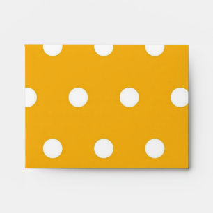 Polka dot pattern envelope