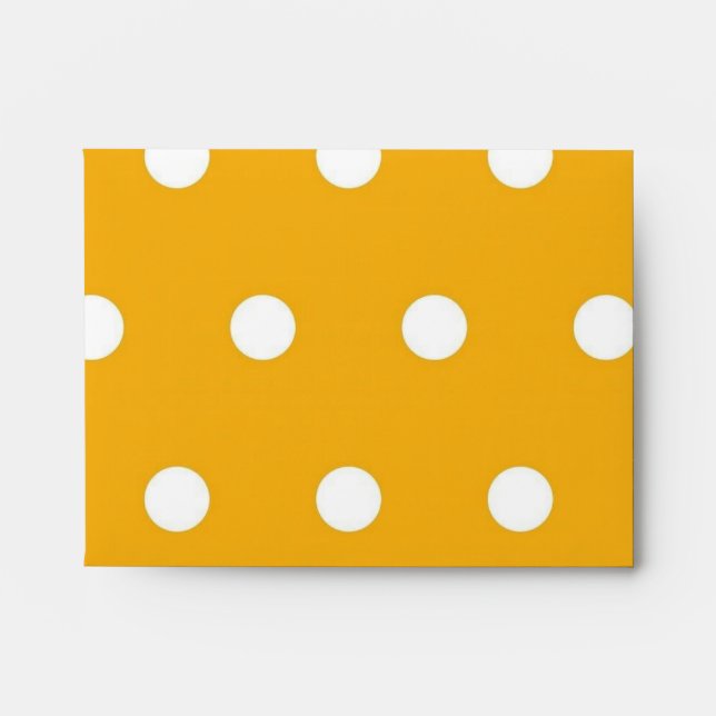 Polka dot pattern envelope (Front)