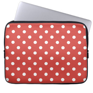 Polka Dot Pattern Laptop Sleeve