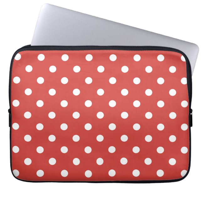 Polka Dot Pattern  Laptop Sleeve (Front)