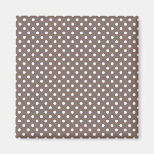 Polka dot pattern magnet