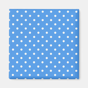 Polka dot pattern magnet