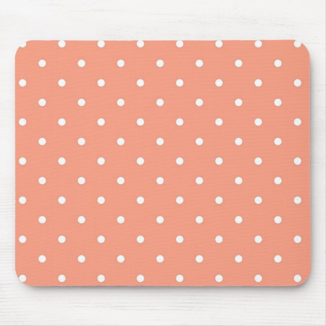 Polka dot pattern mouse mat (Front)