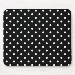 Polka dot pattern mouse mat