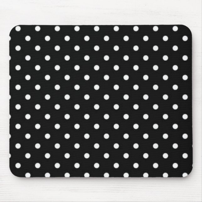 Polka dot pattern mouse mat (Front)