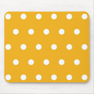 Polka dot pattern mouse mat