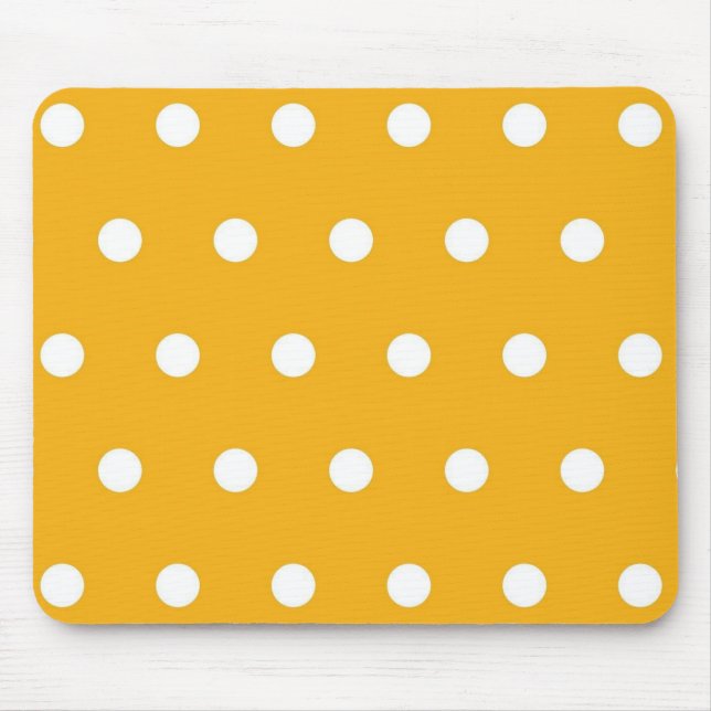 Polka dot pattern mouse mat (Front)