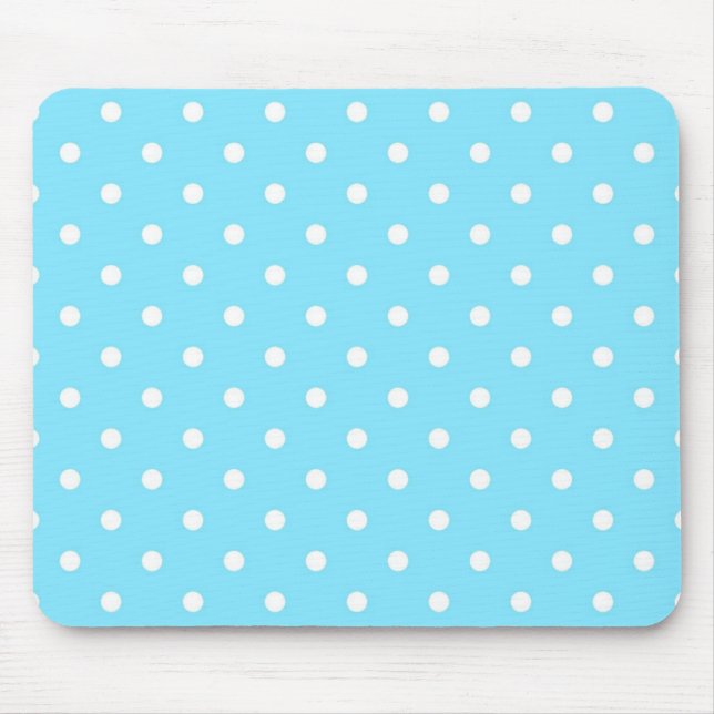 Polka dot pattern mouse mat (Front)