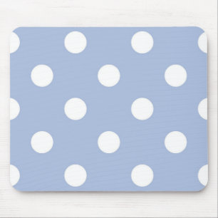 Polka dot pattern mouse mat