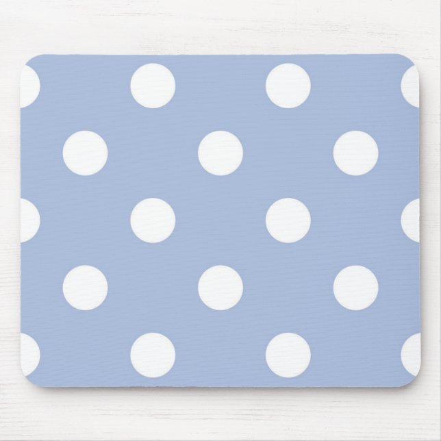 Polka dot pattern mouse mat (Front)