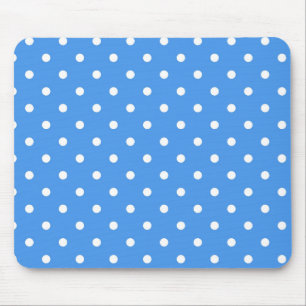 Polka dot pattern mouse mat