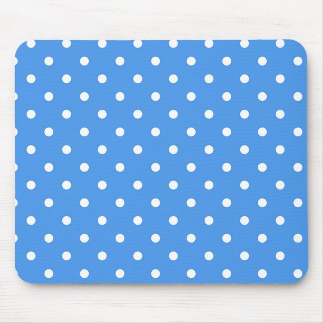 Polka dot pattern mouse mat (Front)