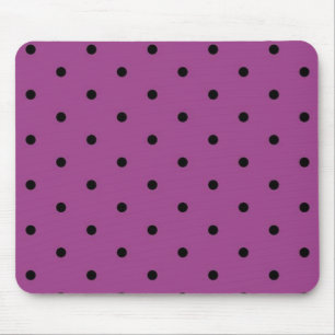 Polka dot pattern mouse mat