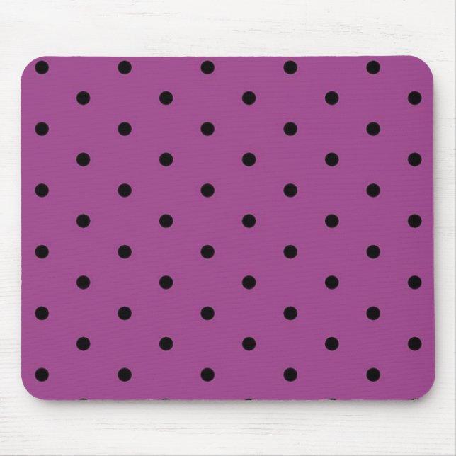 Polka dot pattern mouse mat (Front)