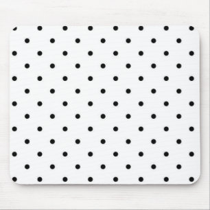 Polka dot pattern mouse mat
