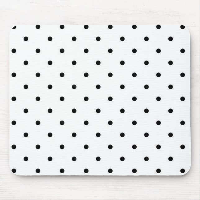Polka dot pattern mouse mat (Front)