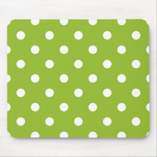 Polka dot pattern mouse mat