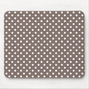Polka dot pattern mouse mat