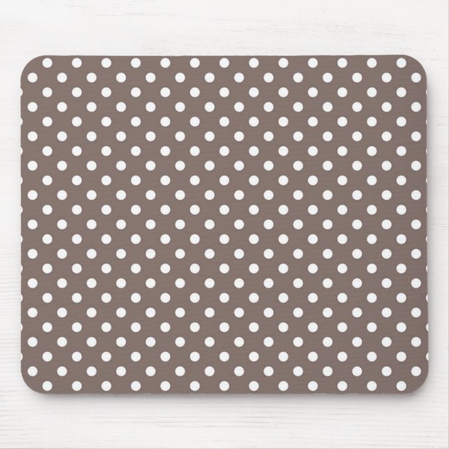 Polka dot pattern mouse mat (Front)