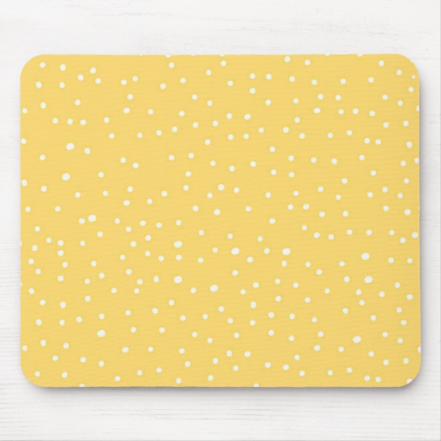 Polka dot pattern mouse mat (Front)