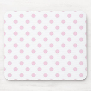 Polka dot pattern mouse mat
