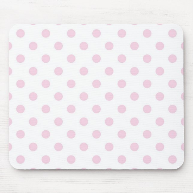 Polka dot pattern mouse mat (Front)