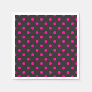 Polka dot pattern napkin