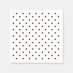 Polka dot pattern napkin
