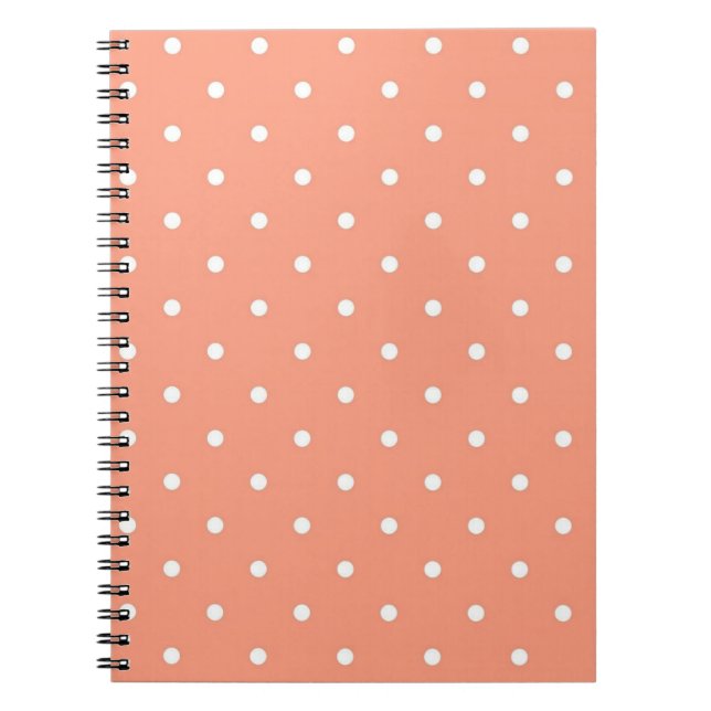 Polka dot pattern notebook (Front)