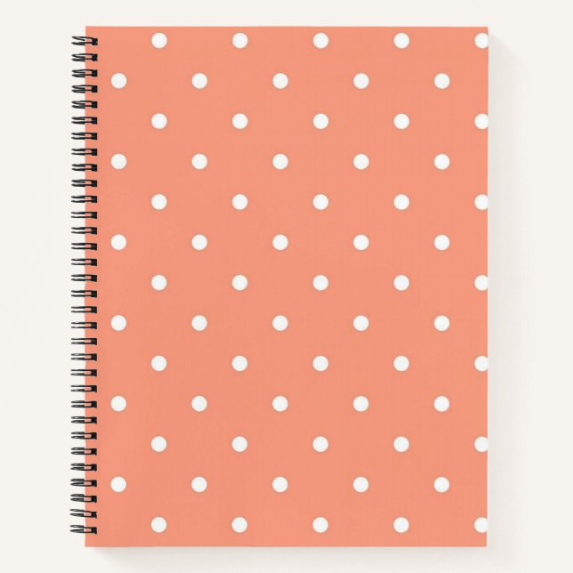 Polka dot pattern notebook (Front)