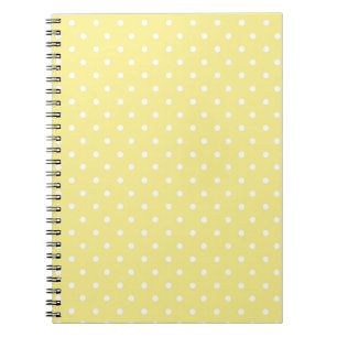 Polka dot pattern notebook