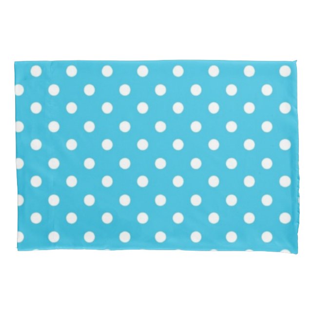 Polka dot pattern pillowcase (Front)