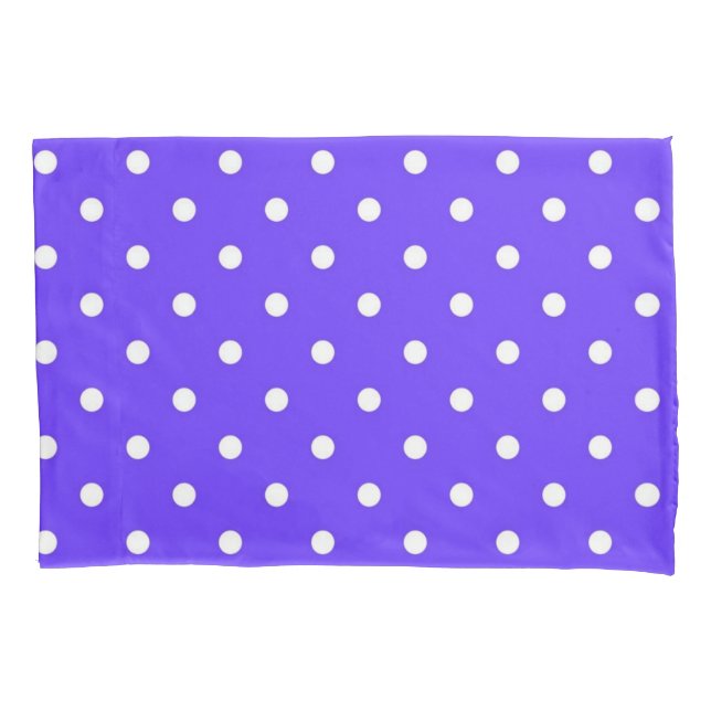 Polka dot pattern pillowcase (Front)